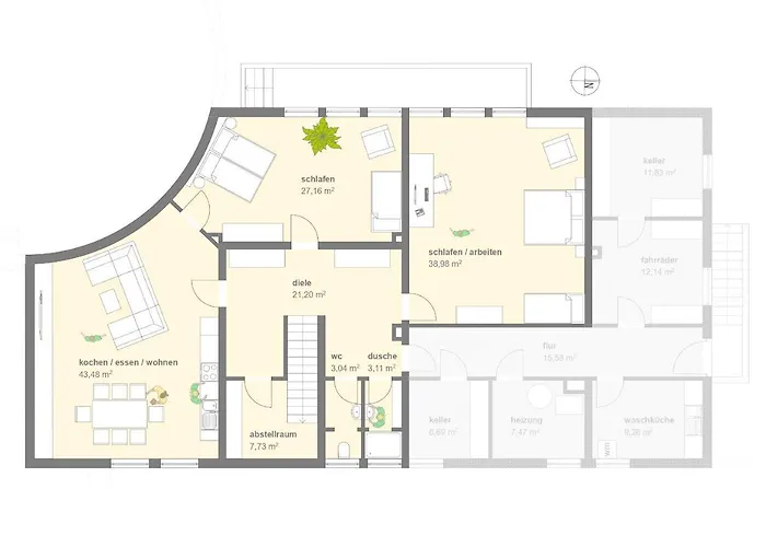 Apartmán Erholungsreich - Grosse Familienfreundliche In Ehemaliger Kirche